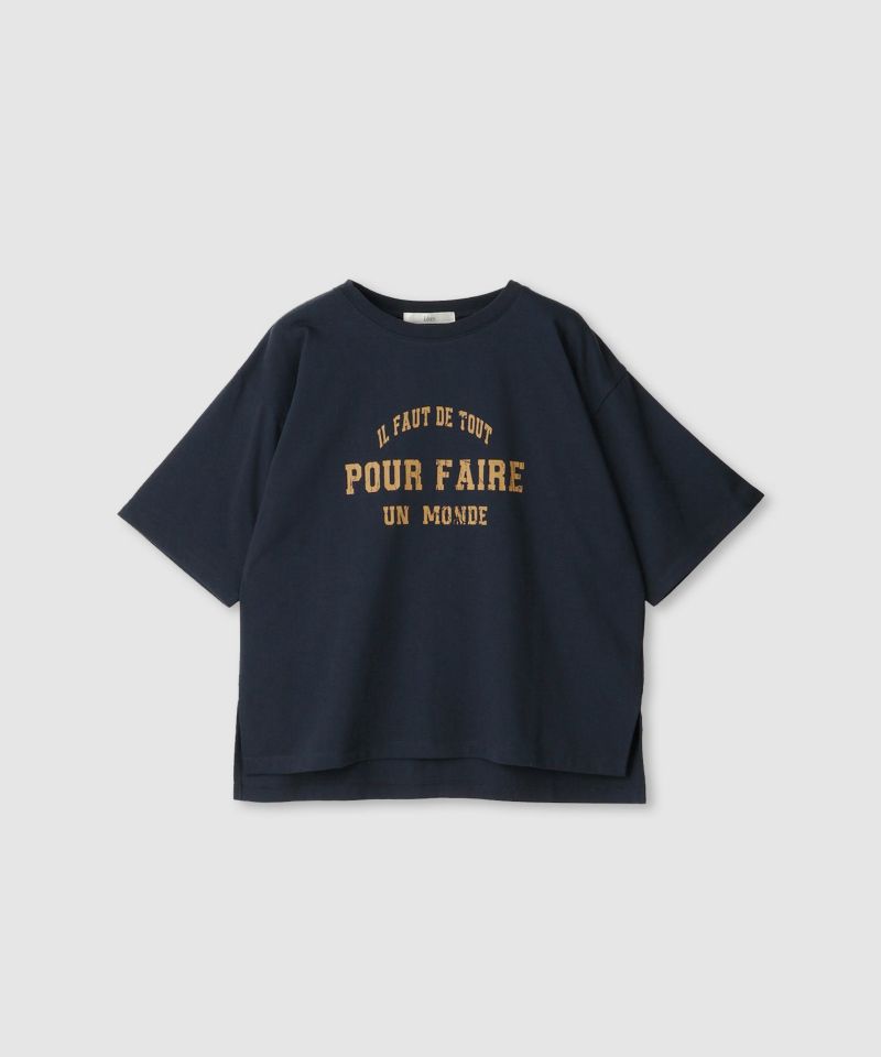 Idnes  ロゴプリントTシャツ レディース メール便 対応商品商品画像-2