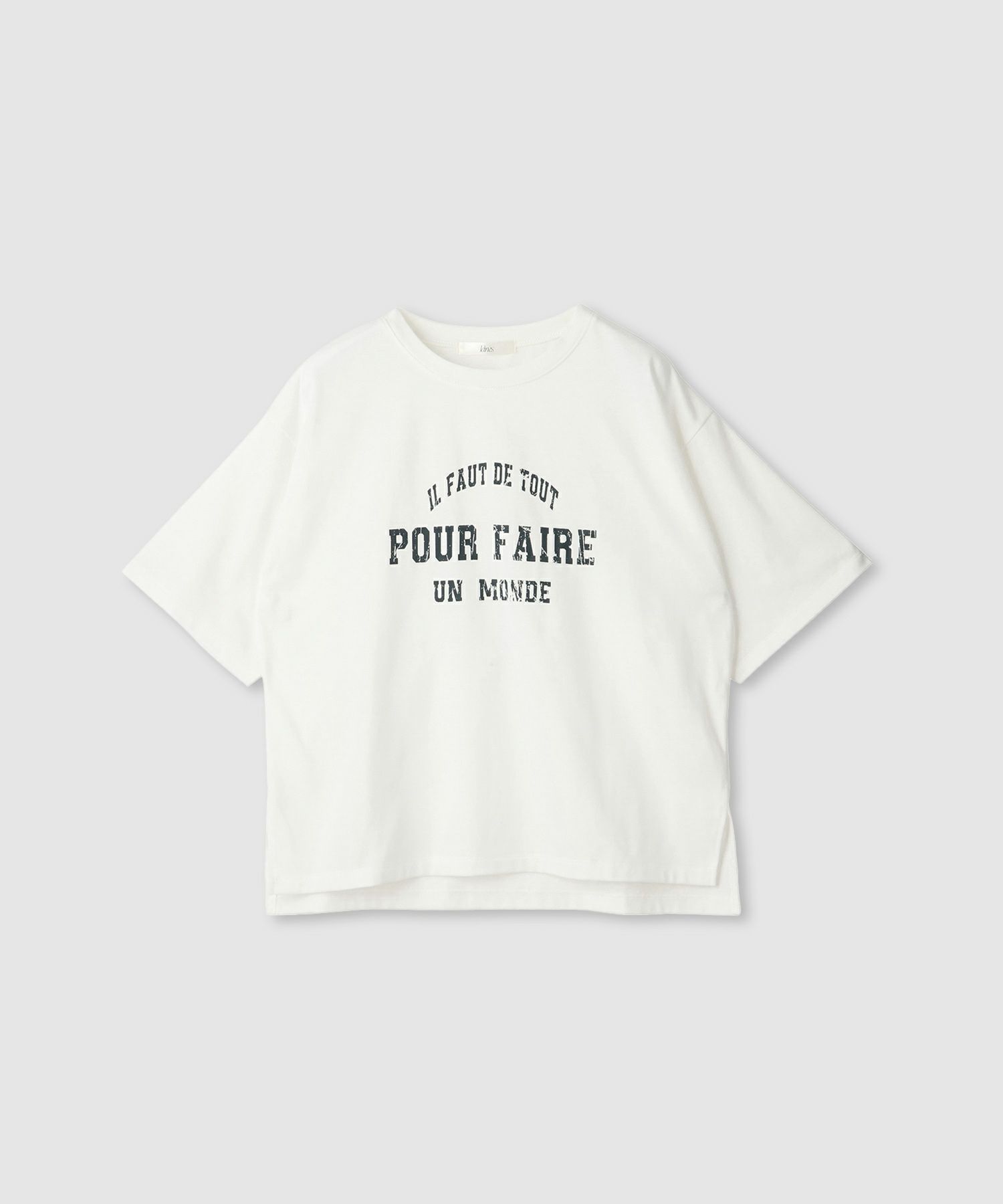 Idnes  ロゴプリントTシャツ レディース メール便 対応商品商品画像-3