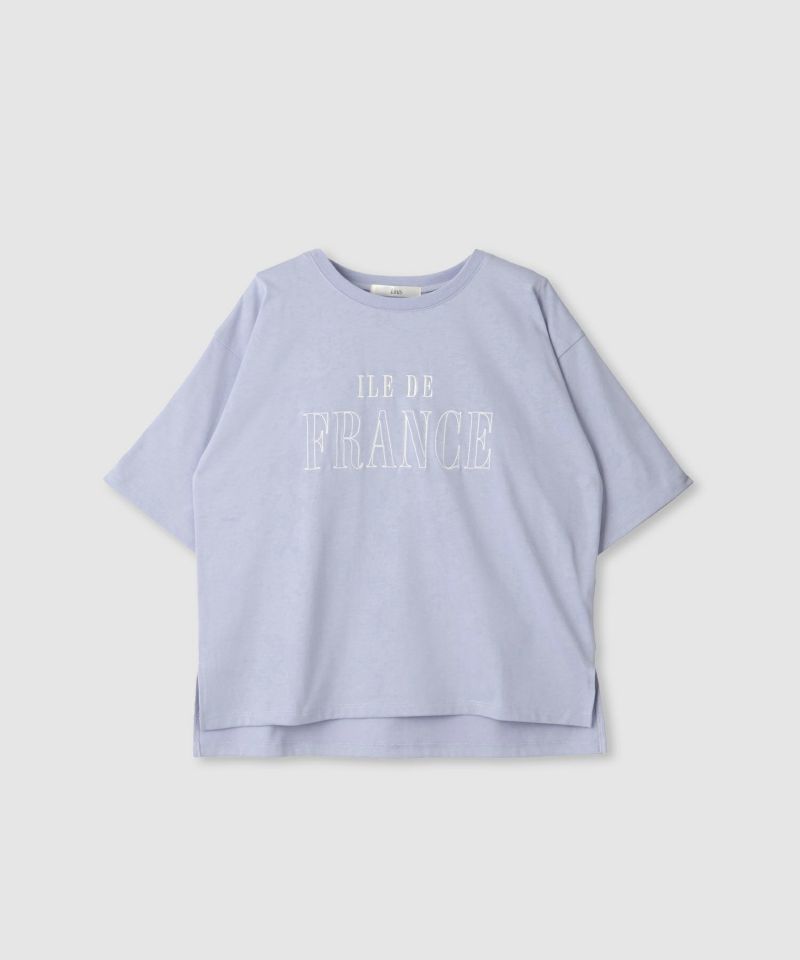 Idnes  ロゴ刺繍Tシャツ レディース メール便 対応商品商品画像-1