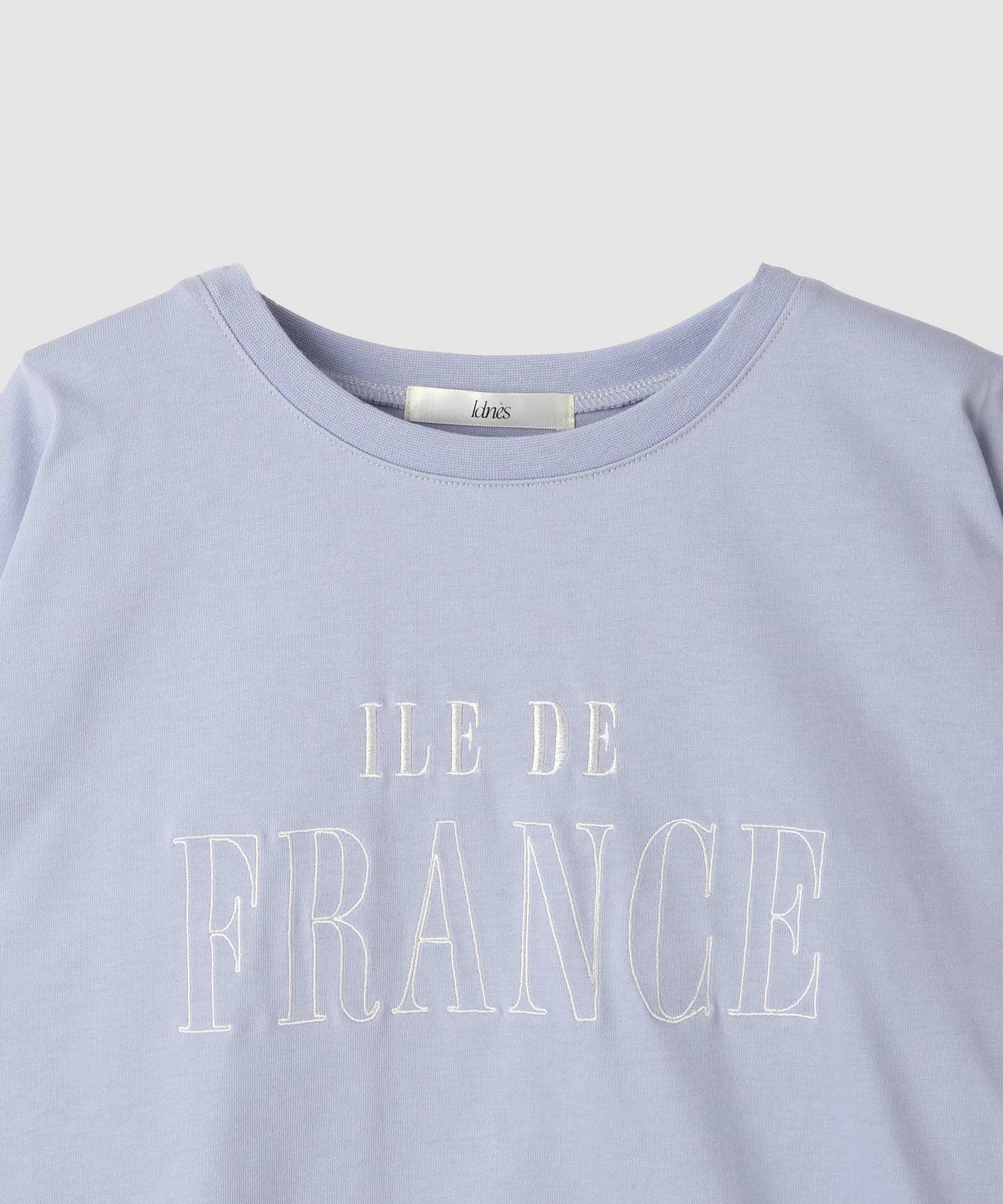 Idnes  ロゴ刺繍Tシャツ レディース メール便 対応商品商品画像-5