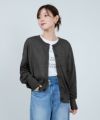 Idnes シアー前後2WAYカーディガン レディース