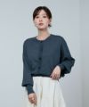 Idnes シアー前後2WAYカーディガン レディース