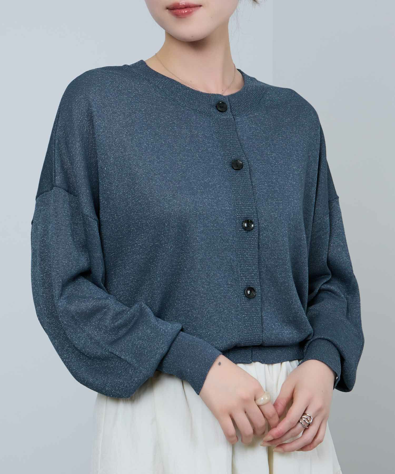 [さらに50%OFF]Idnes  シアー前後2WAYカーディガン レディース商品画像-12