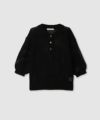 Idnes メッシュニットポロシャツ レディース