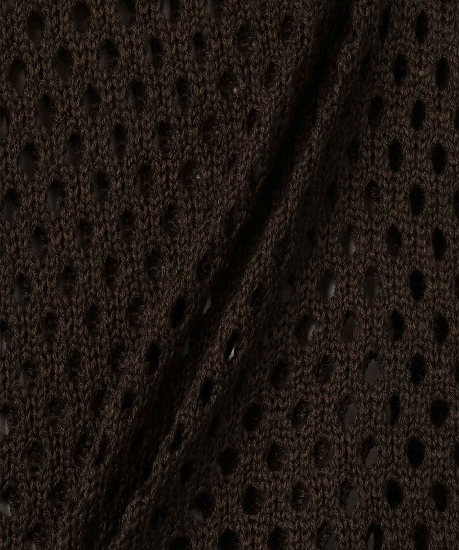 [さらに50%OFF]Idnes  メッシュニットポロシャツ レディース商品画像-22