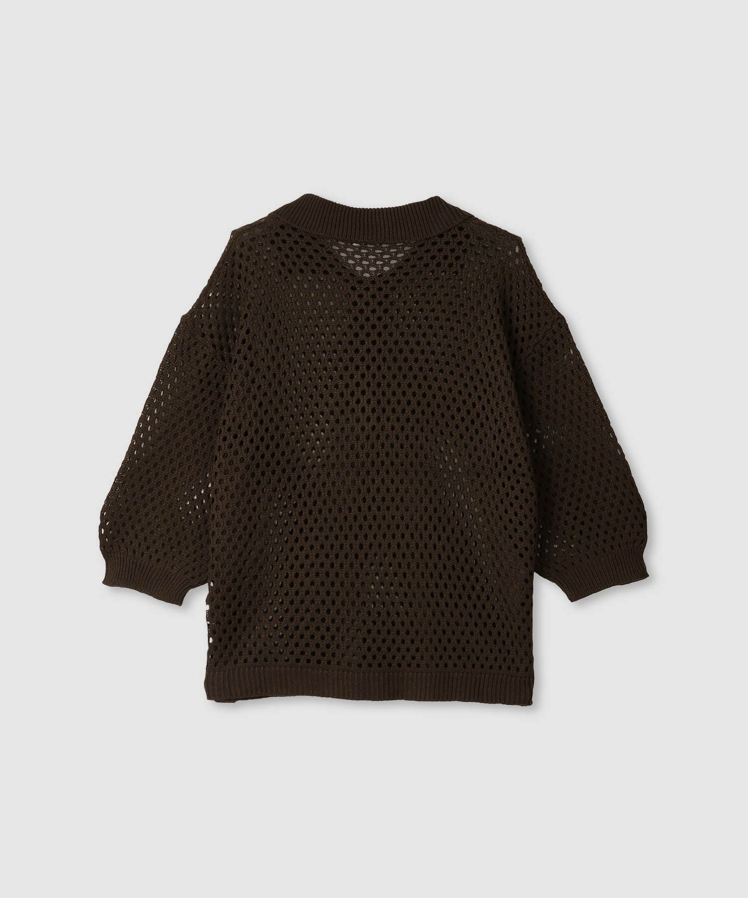 Idnes メッシュニットポロシャツ レディース商品画像-23