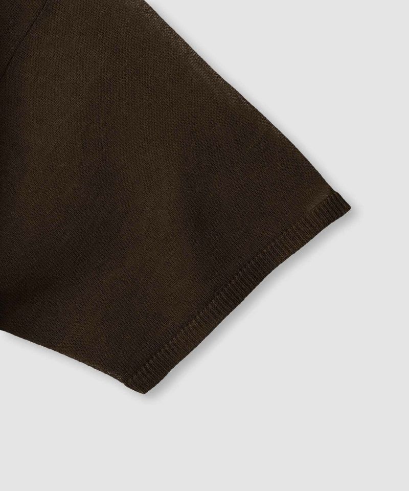 Idnes  シアーロゴハーフスリーブニット レディース商品画像-7