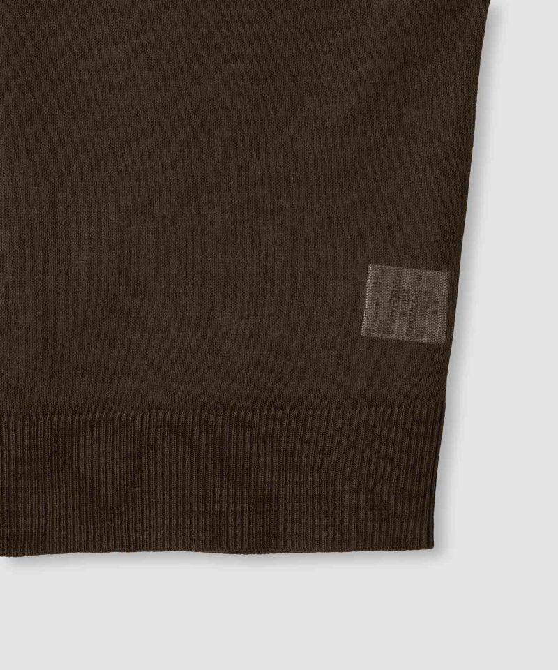 Idnes  シアーロゴハーフスリーブニット レディース商品画像-8