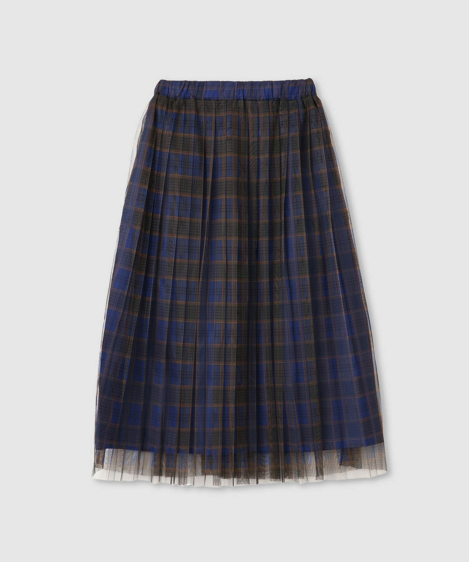 Idnes  チェック柄チュールスカート レディース商品画像-14