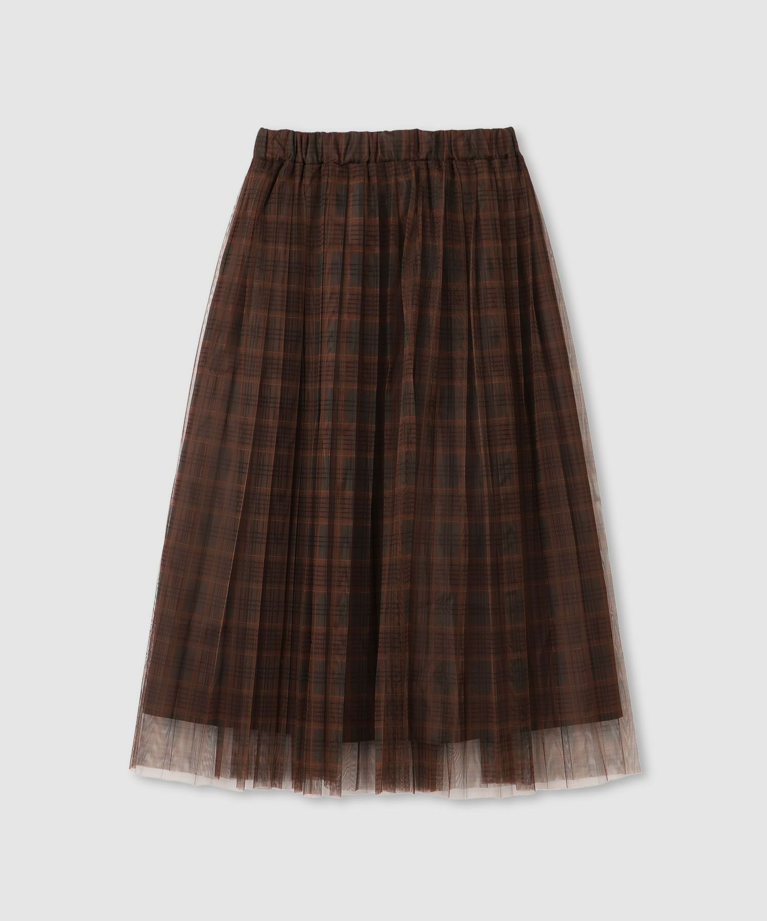 Idnes  チェック柄チュールスカート レディース商品画像-18