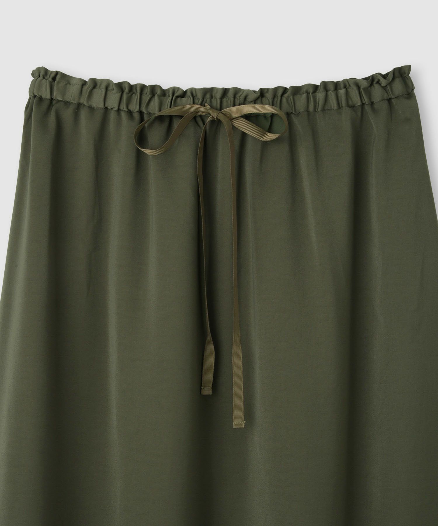 Idnes サテンナロースカート レディース