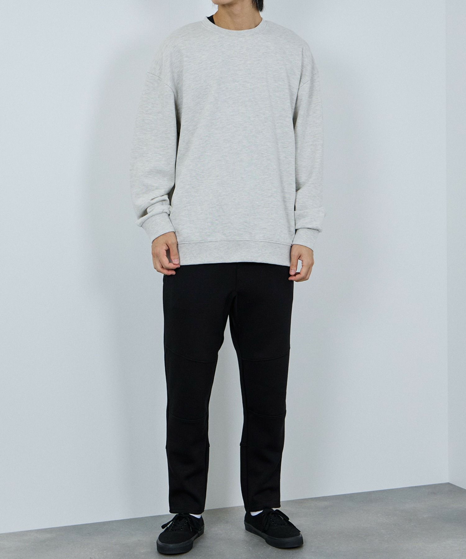 NAVY ポンチ素材 ジョガーパンツ メンズ商品画像-11