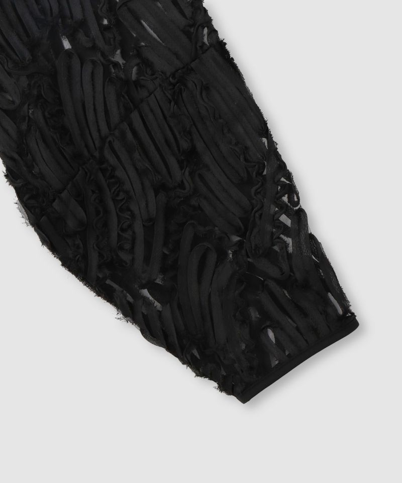 Idnes  チュール刺繍ブルゾン レディース商品画像-5