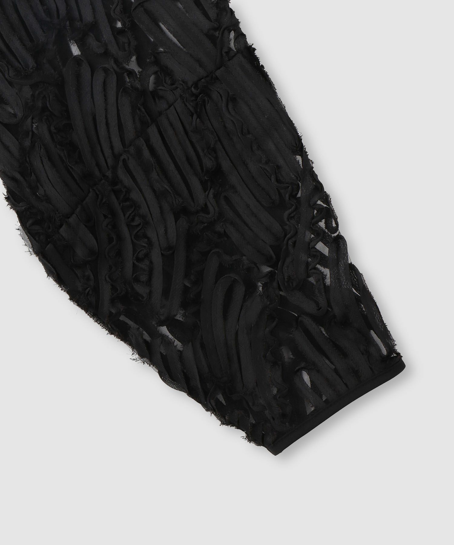 [最終さらに50%OFF]Idnes  チュール刺繍ブルゾン レディース商品画像-5