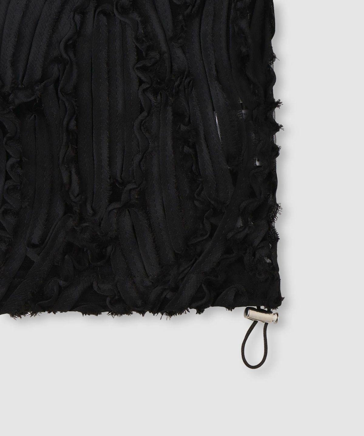 Idnes チュール刺繍ブルゾン レディース