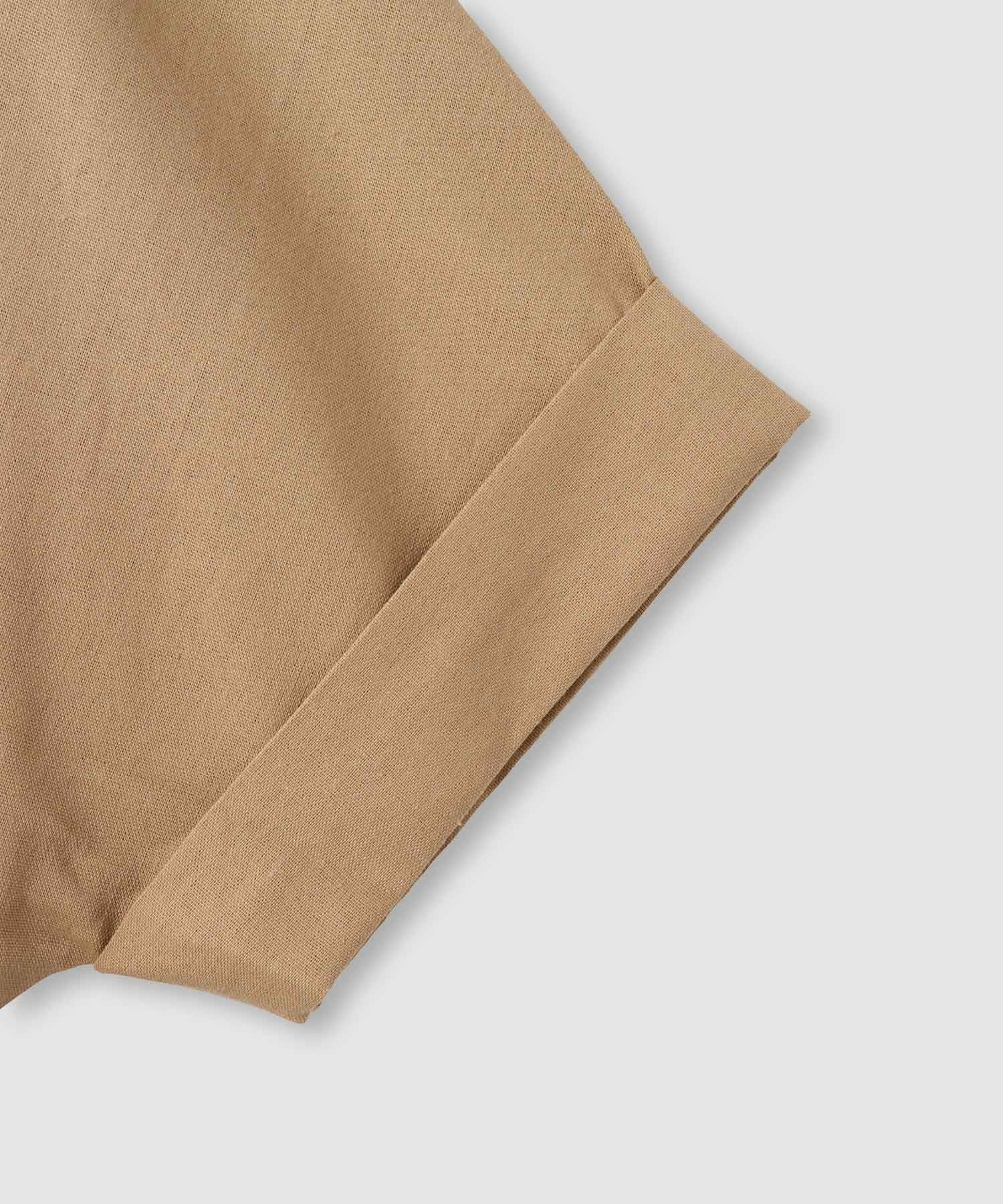 Idnes レーヨン麻混ハーフスリーブジャケット レディース商品画像-5