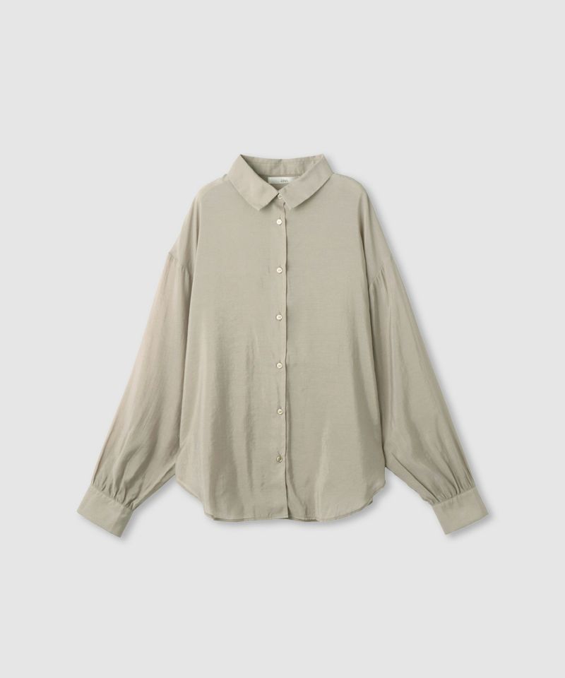 Idnes  シアーレギュラーカラーシャツ レディース商品画像-1