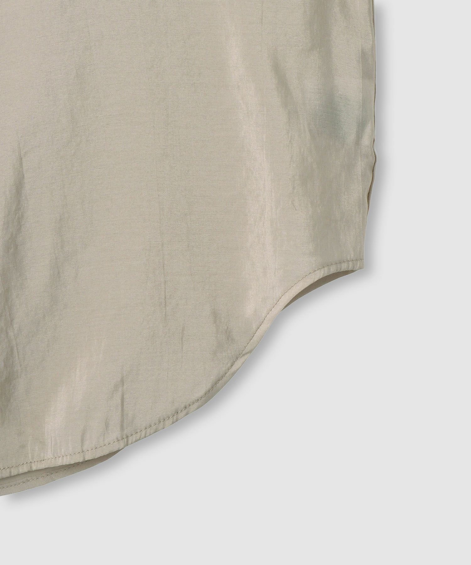 Idnes シアーレギュラーカラーシャツ レディース