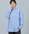 POLO BCS ワンポイント刺繍オーバーシャツ レディース