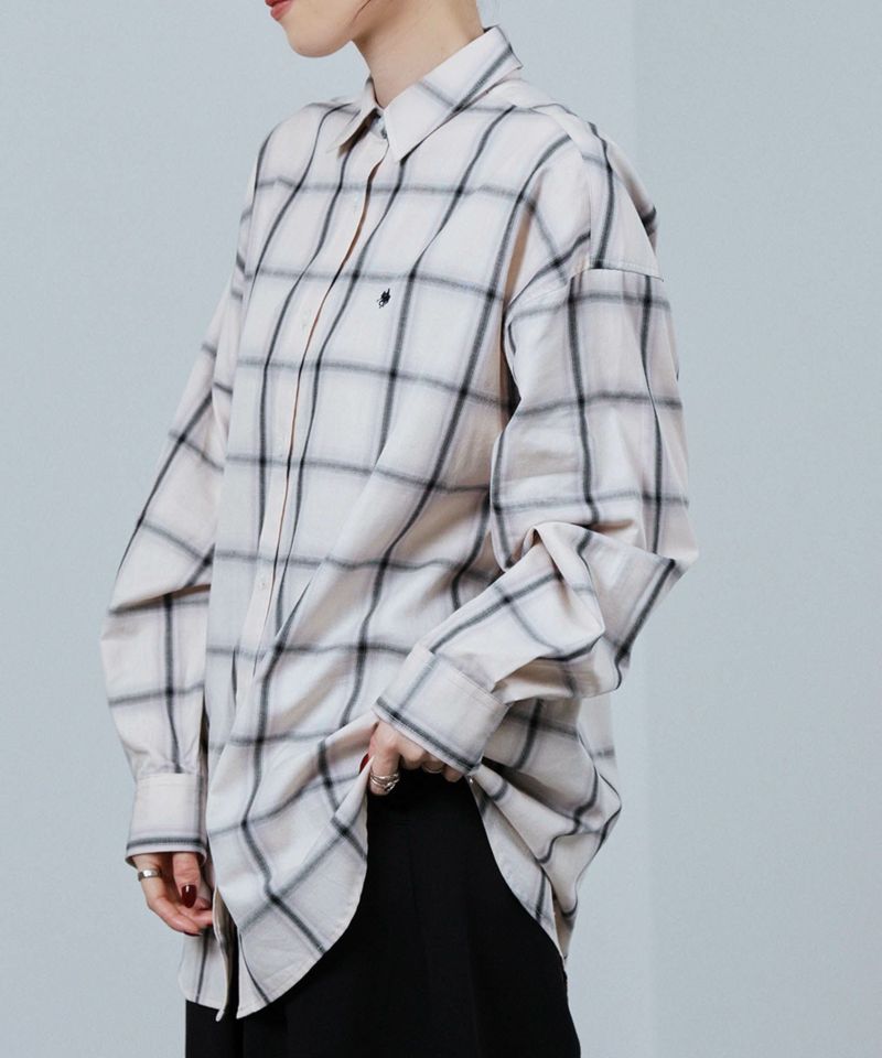 POLO BCS  ワンポイント刺繍オーバーシャツ レディース商品画像-2