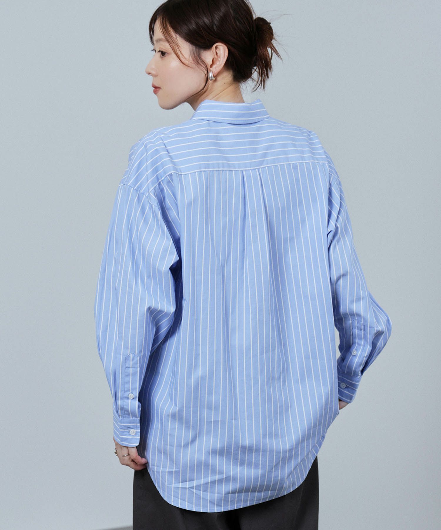 POLO BCS  ワンポイント刺繍オーバーシャツ レディース商品画像-7