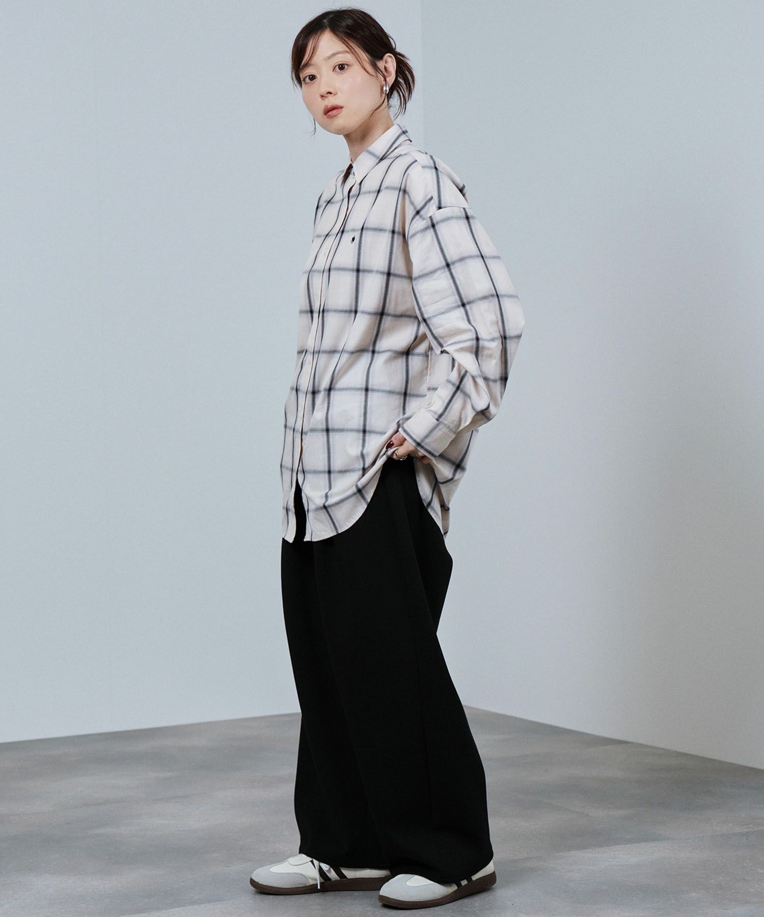 POLO BCS  ワンポイント刺繍オーバーシャツ レディース商品画像-12