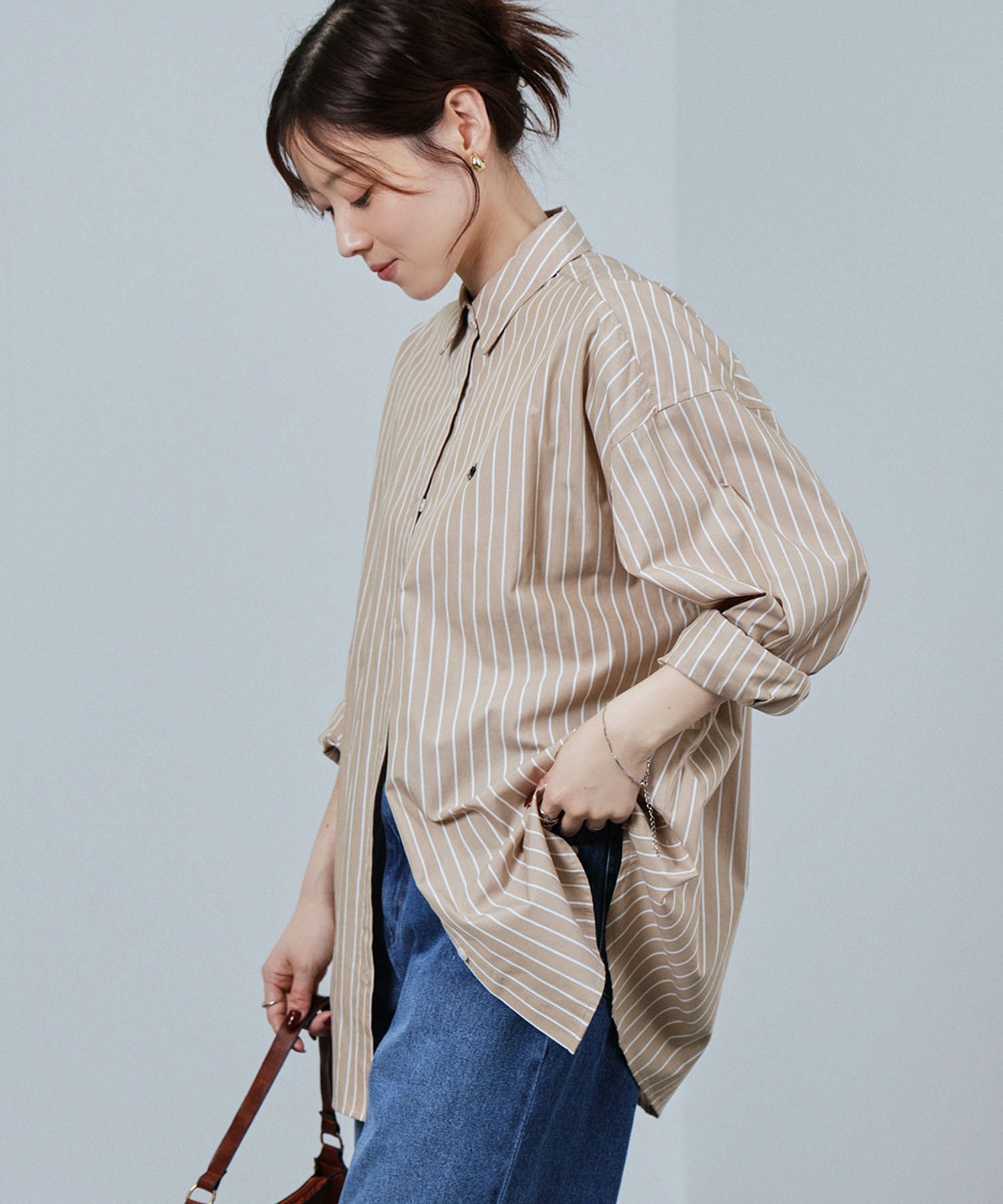 [値下げ]POLO BCS  ワンポイント刺繍オーバーシャツ レディース商品画像-16