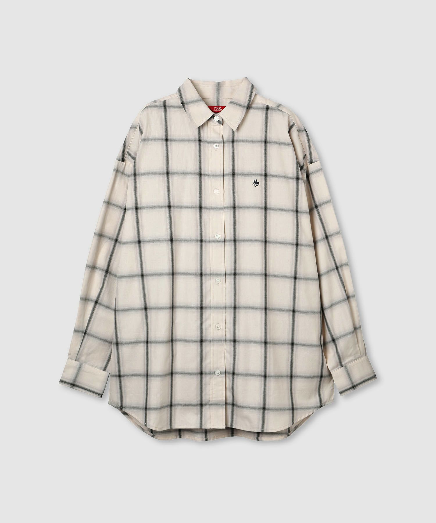 POLO BCS  ワンポイント刺繍オーバーシャツ レディース商品画像-21