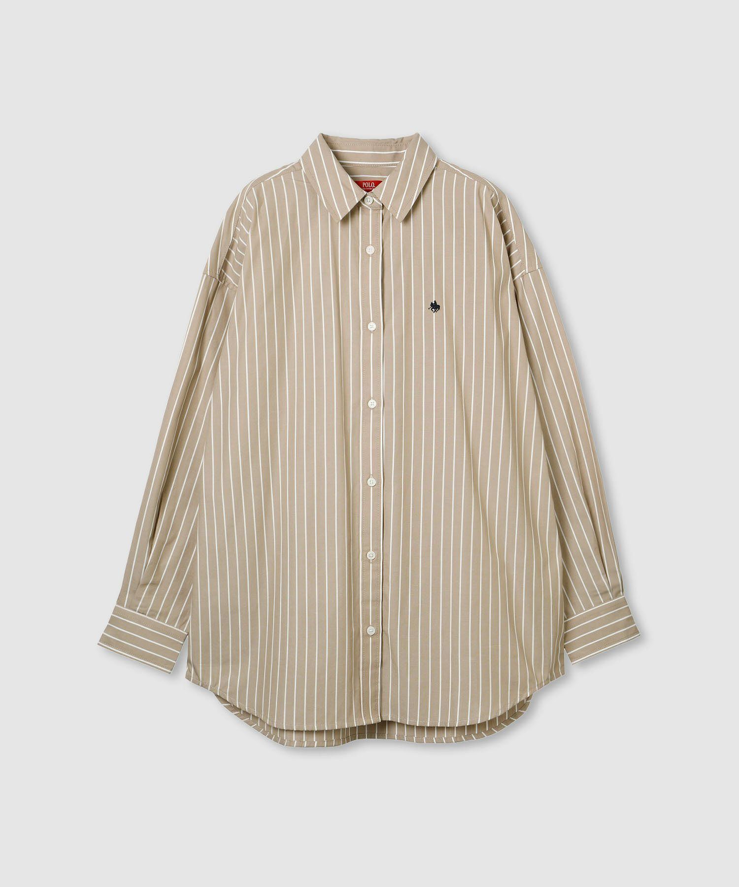 POLO BCS  ワンポイント刺繍オーバーシャツ レディース商品画像-23