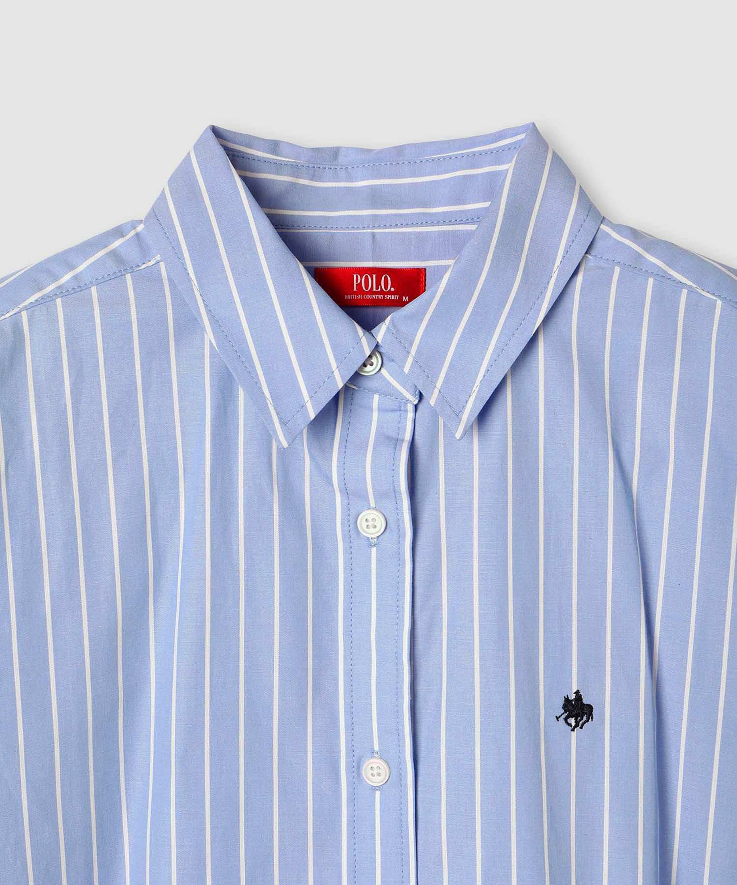 POLO BCS  ワンポイント刺繍オーバーシャツ レディース商品画像-25