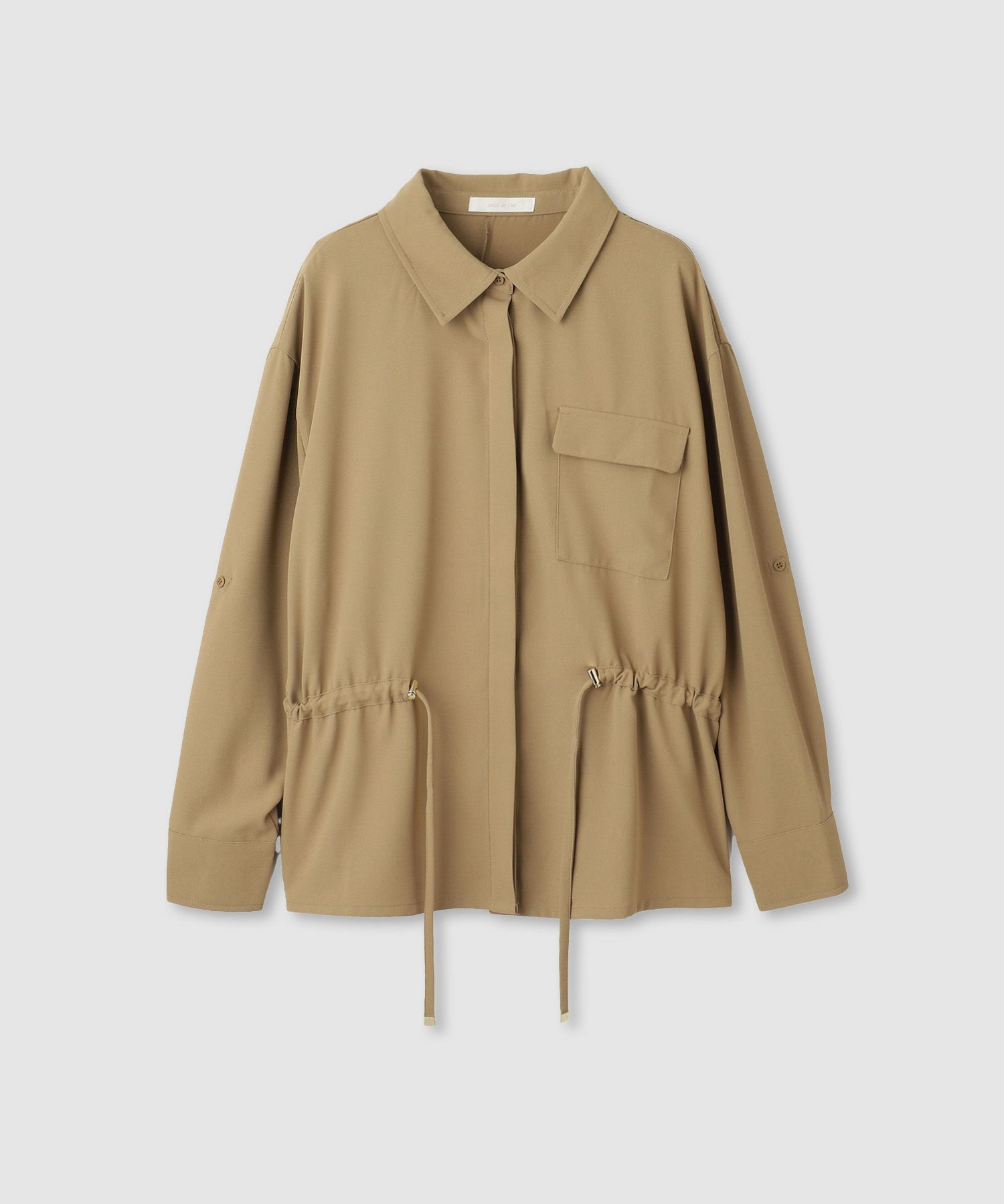 milli de l'air  ジョーゼットブラウジングシャツ レディース商品画像-3
