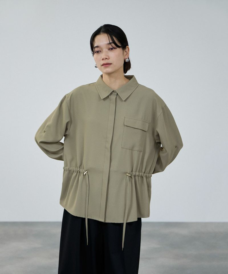 milli de l'air  ジョーゼットブラウジングシャツ レディース商品画像-7