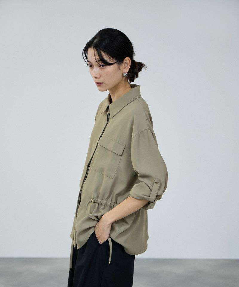 milli de l'air  ジョーゼットブラウジングシャツ レディース商品画像-8