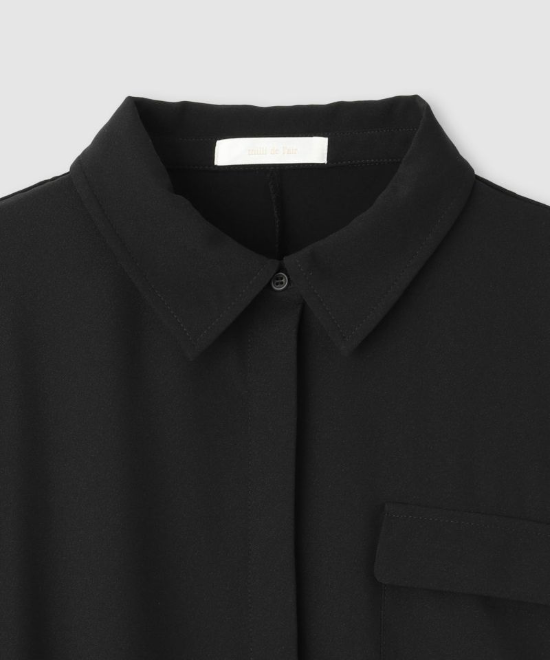 milli de l'air  ジョーゼットブラウジングシャツ レディース商品画像-16
