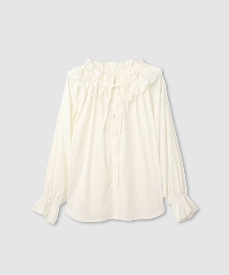 milli de l'air  フリルネックボウタイブラウス レディース商品画像-18
