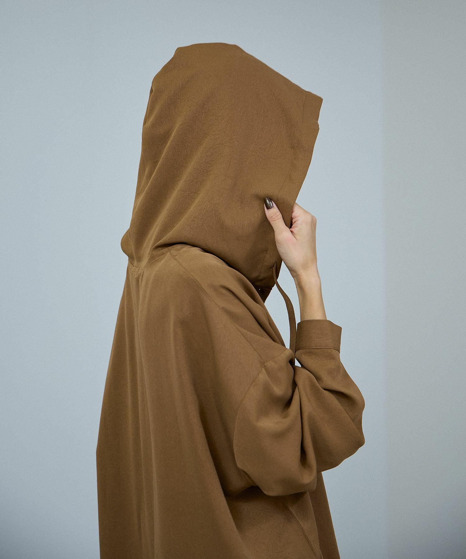 milli de l'air  ライトリンクルフーディシャツ レディース商品画像-6