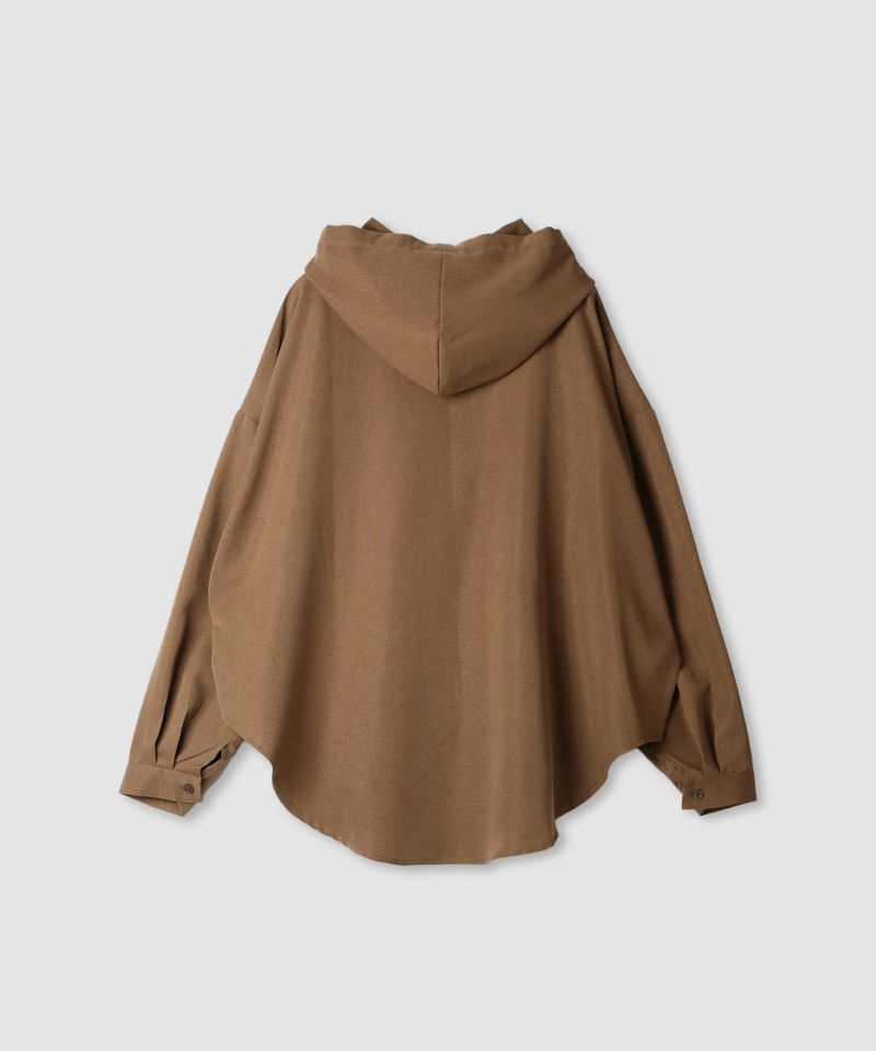 milli de l'air  ライトリンクルフーディシャツ レディース商品画像-12