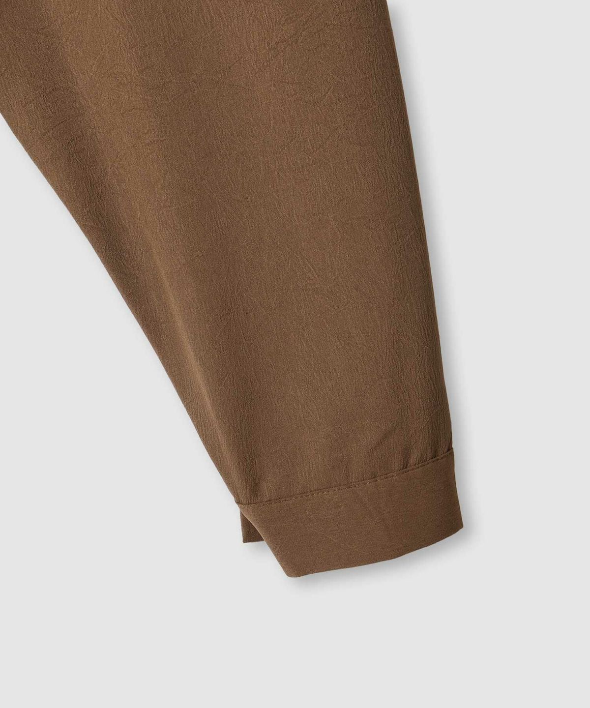 milli de l'air ライトリンクルフーディシャツ レディース