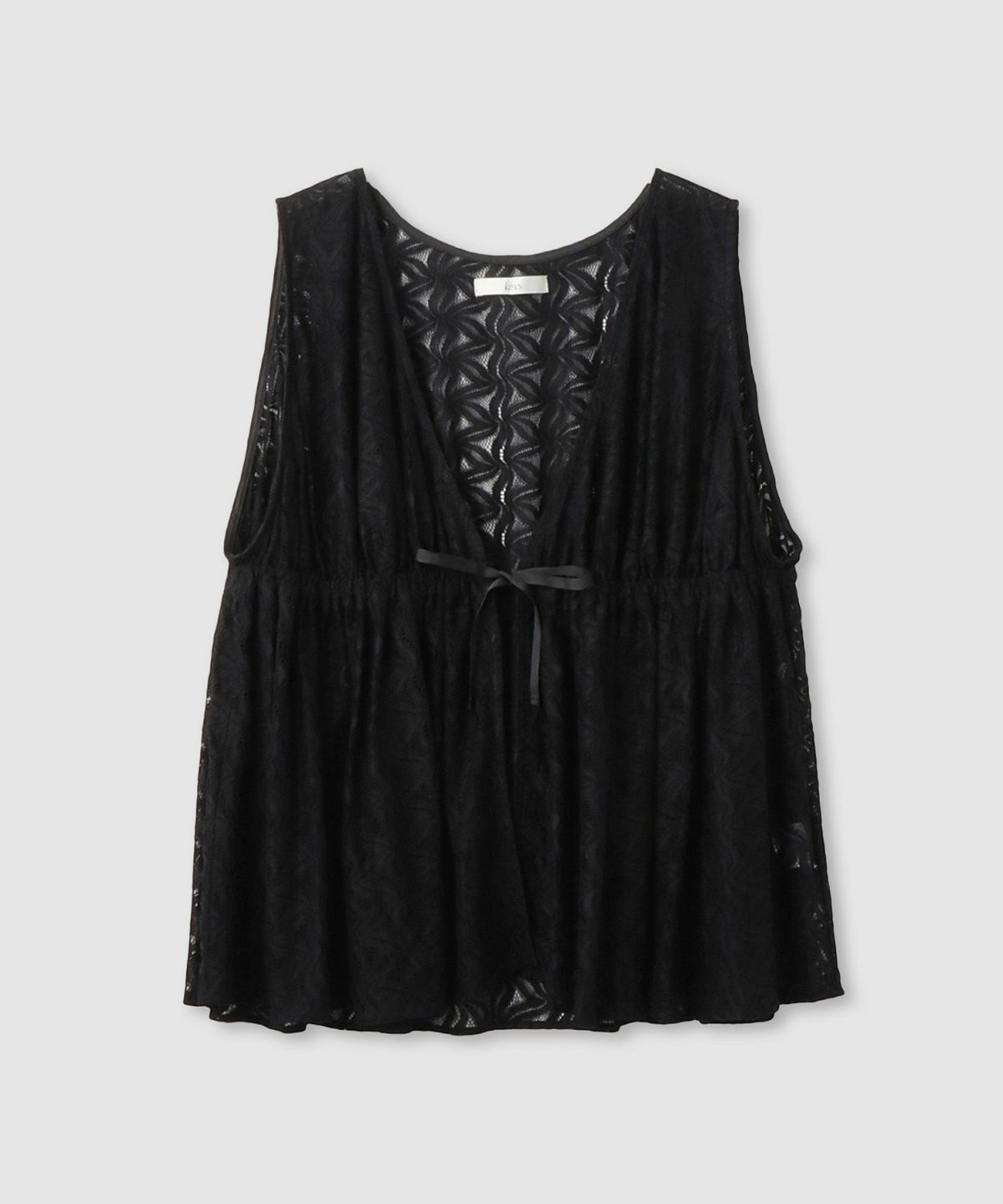  Idnes レースドロストジレ レディース