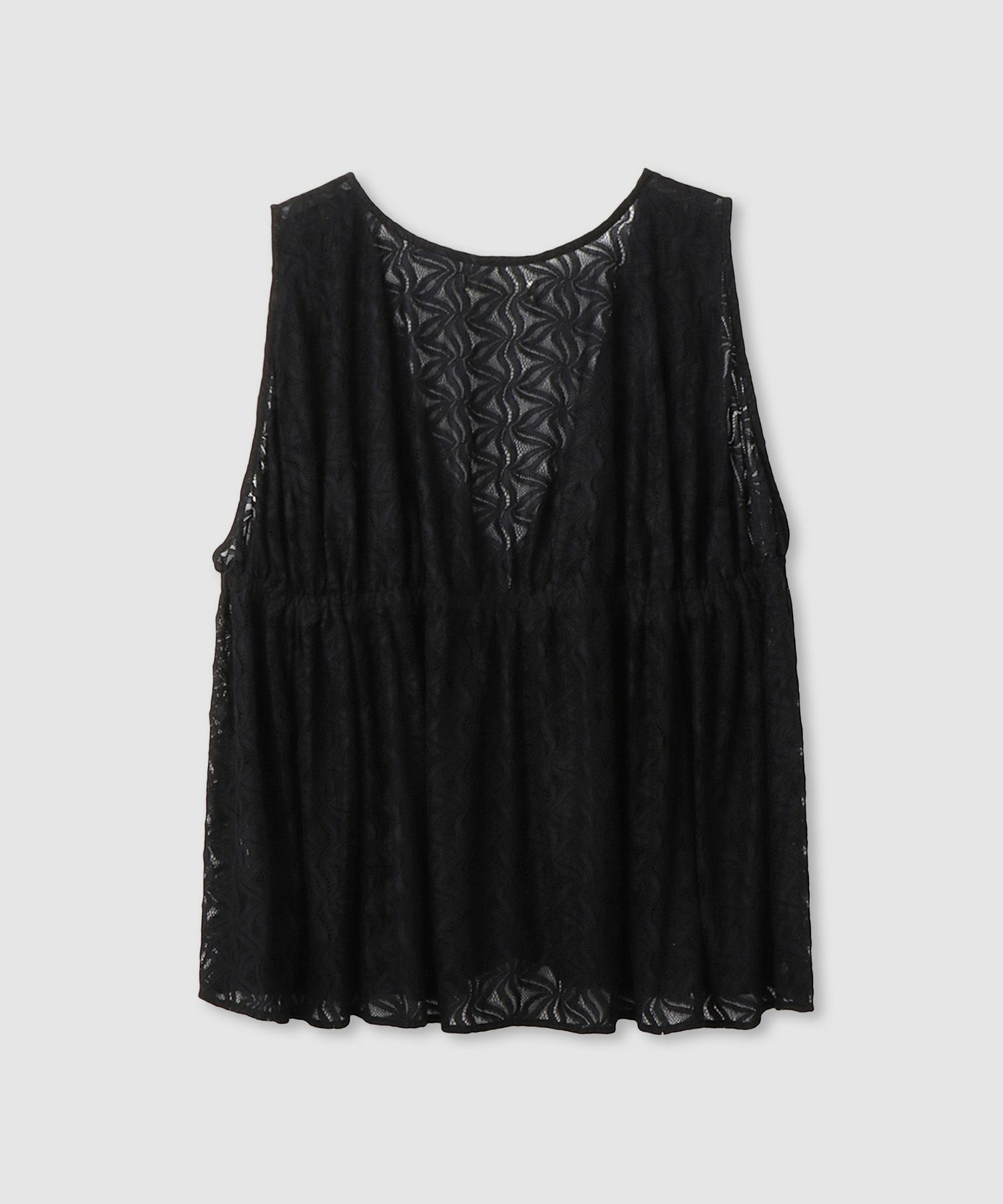 Idnes  レースドロストジレ レディース商品画像-3