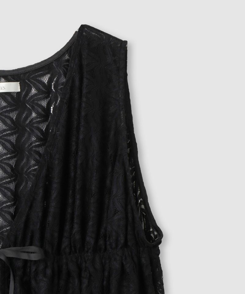 Idnes  レースドロストジレ レディース商品画像-5