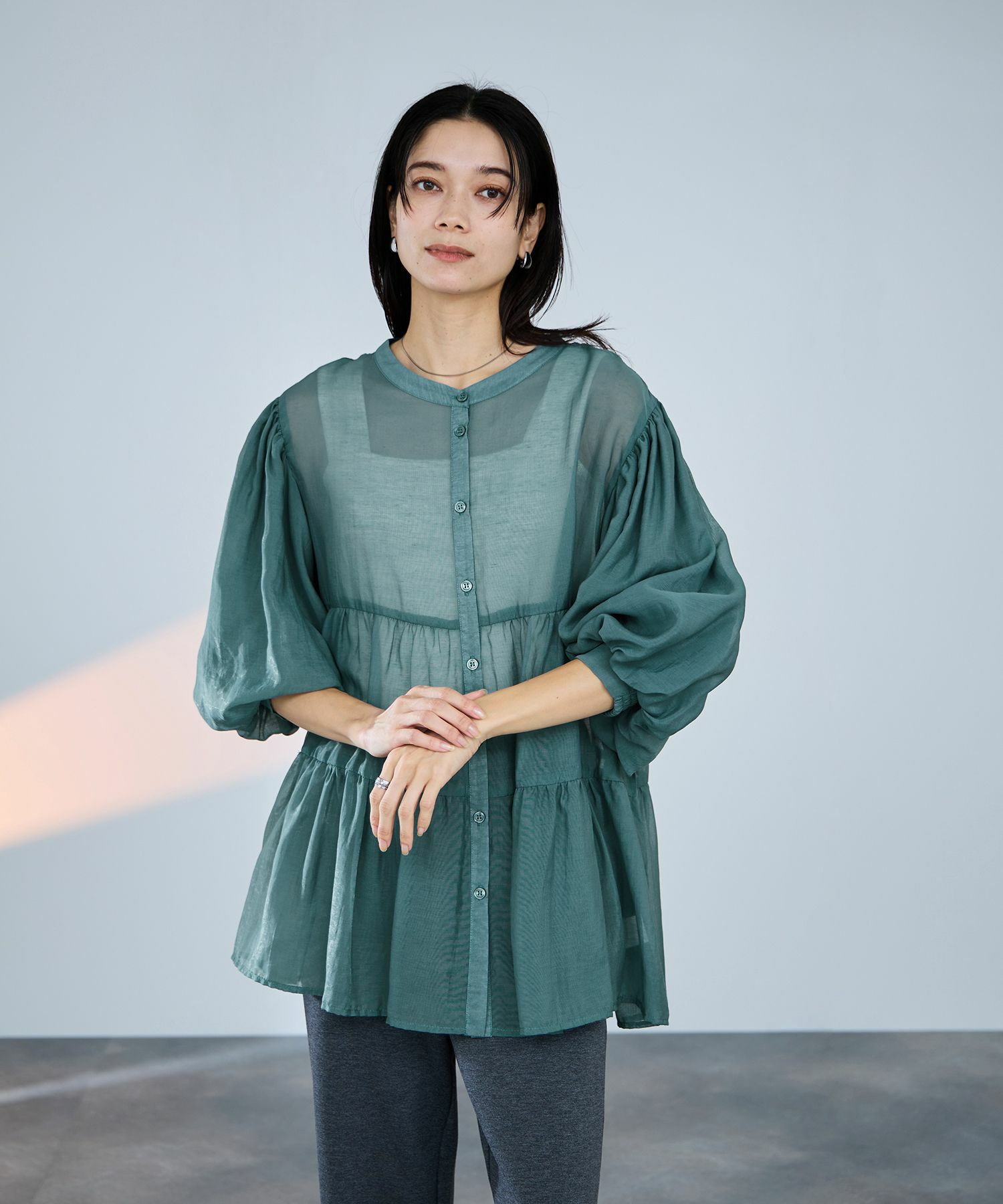 milli de l'air  ティアードブラウス レディース商品画像-4