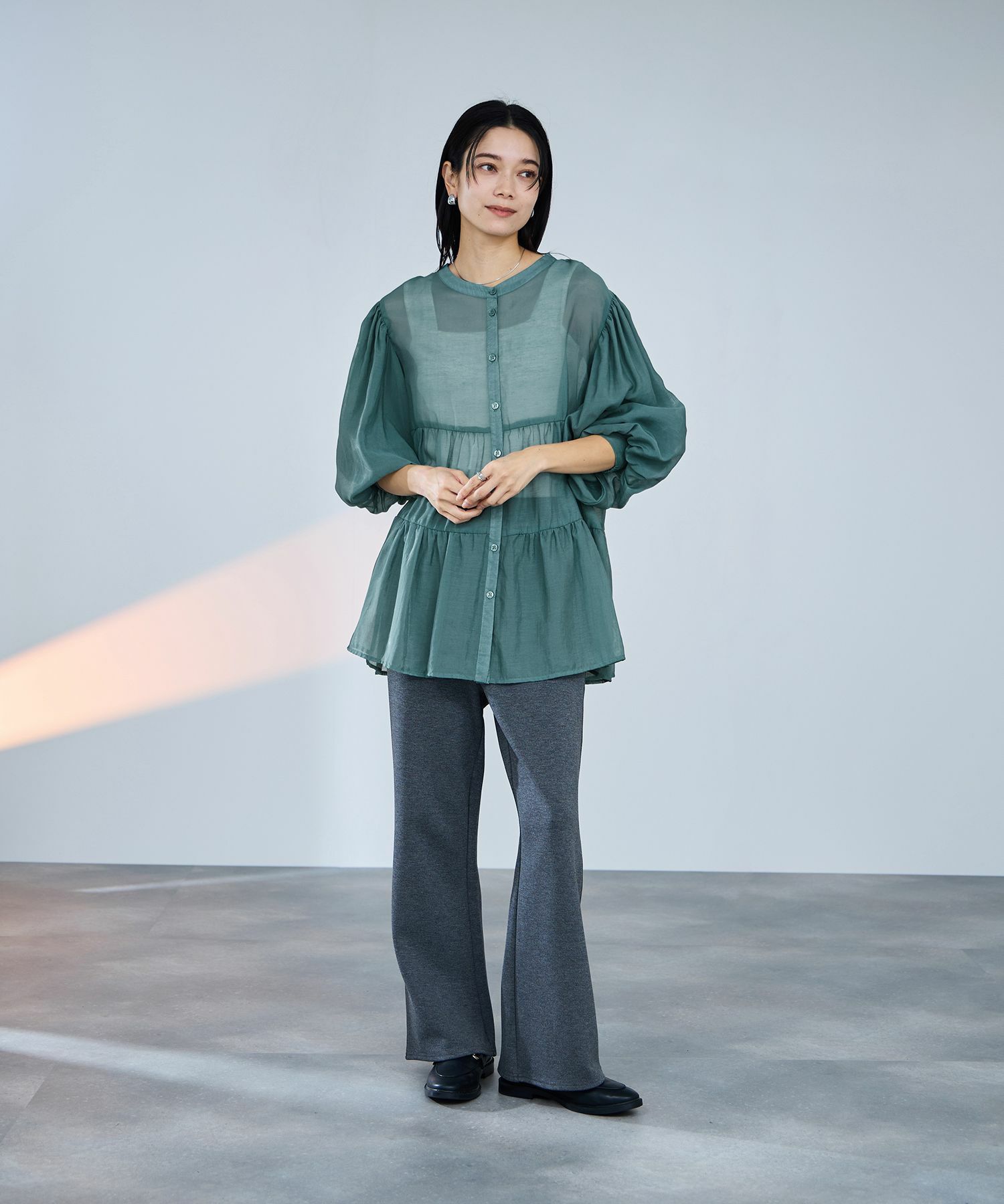 milli de l'air  ティアードブラウス レディース商品画像-5