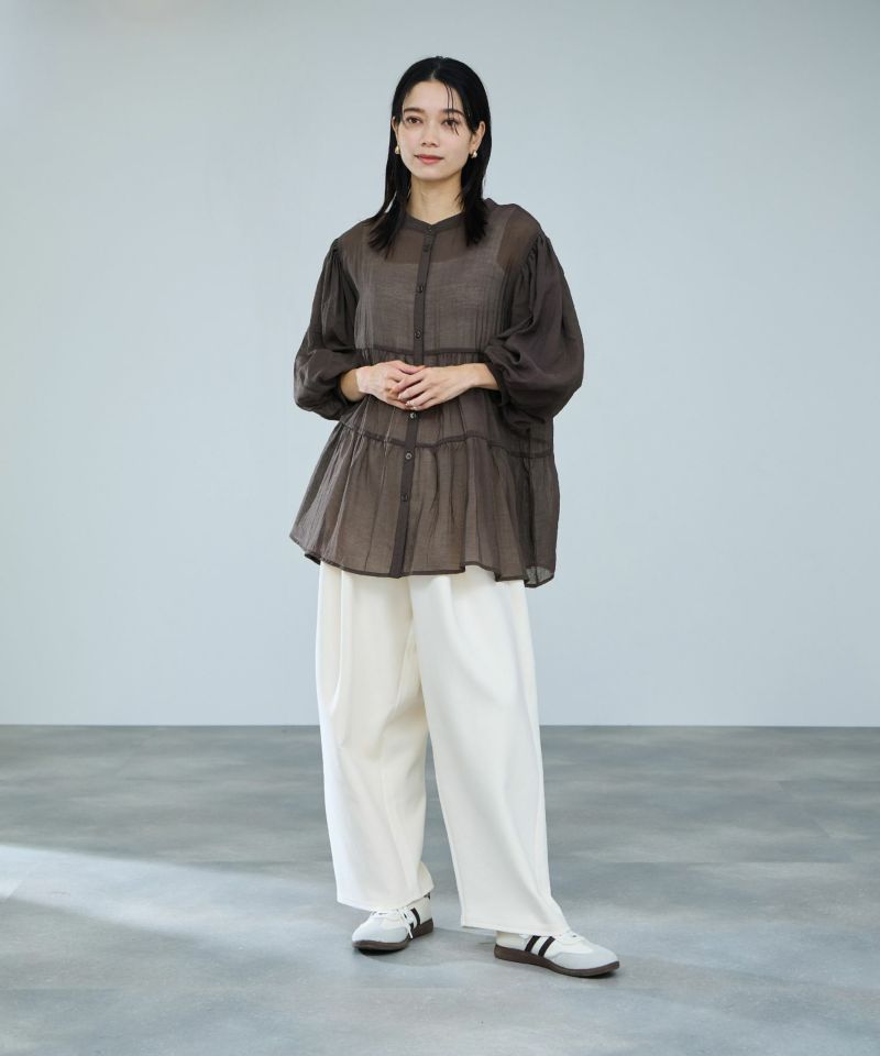 milli de l'air  ティアードブラウス レディース商品画像-8