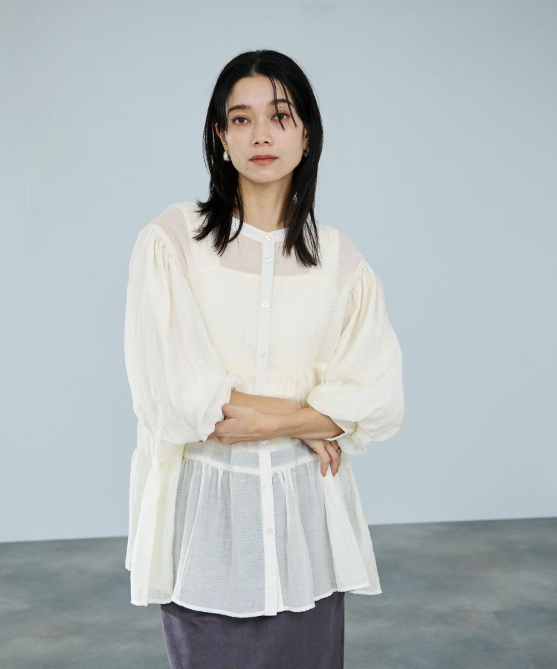 milli de l'air  ティアードブラウス レディース商品画像-10