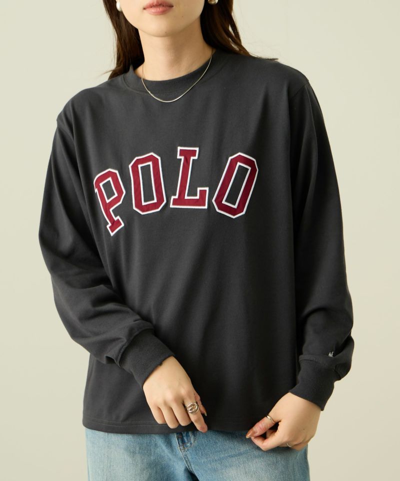 POLO BCS  ロゴワッペン長袖Tシャツ レディース メール便 対応商品商品画像-4