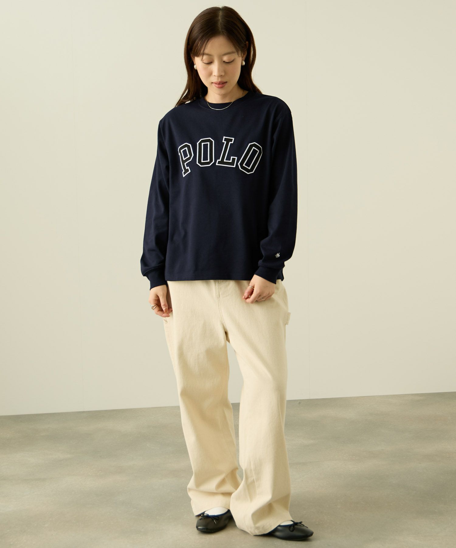 POLO BCS  ロゴワッペン長袖Tシャツ レディース メール便 対応商品商品サムネイル-15