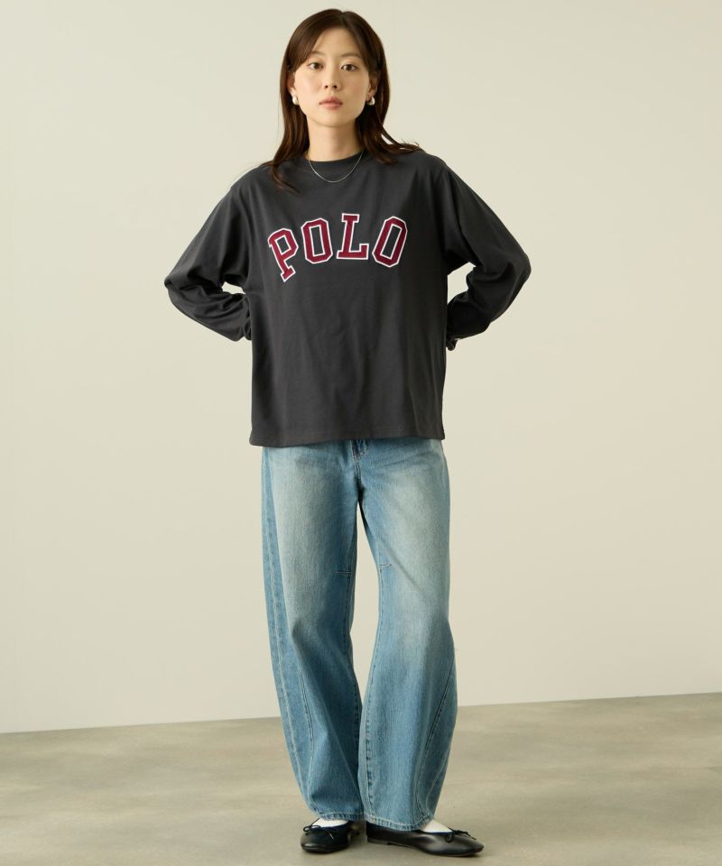 POLO BCS  ロゴワッペン長袖Tシャツ レディース メール便 対応商品商品画像-19