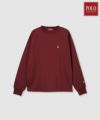 POLO BCS ワンポイント刺繍長袖Tシャツ レディース メール便 対応商品