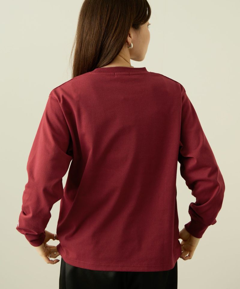 POLO BCS ワンポイント刺繍長袖Tシャツ レディース メール便 対応商品商品画像-5